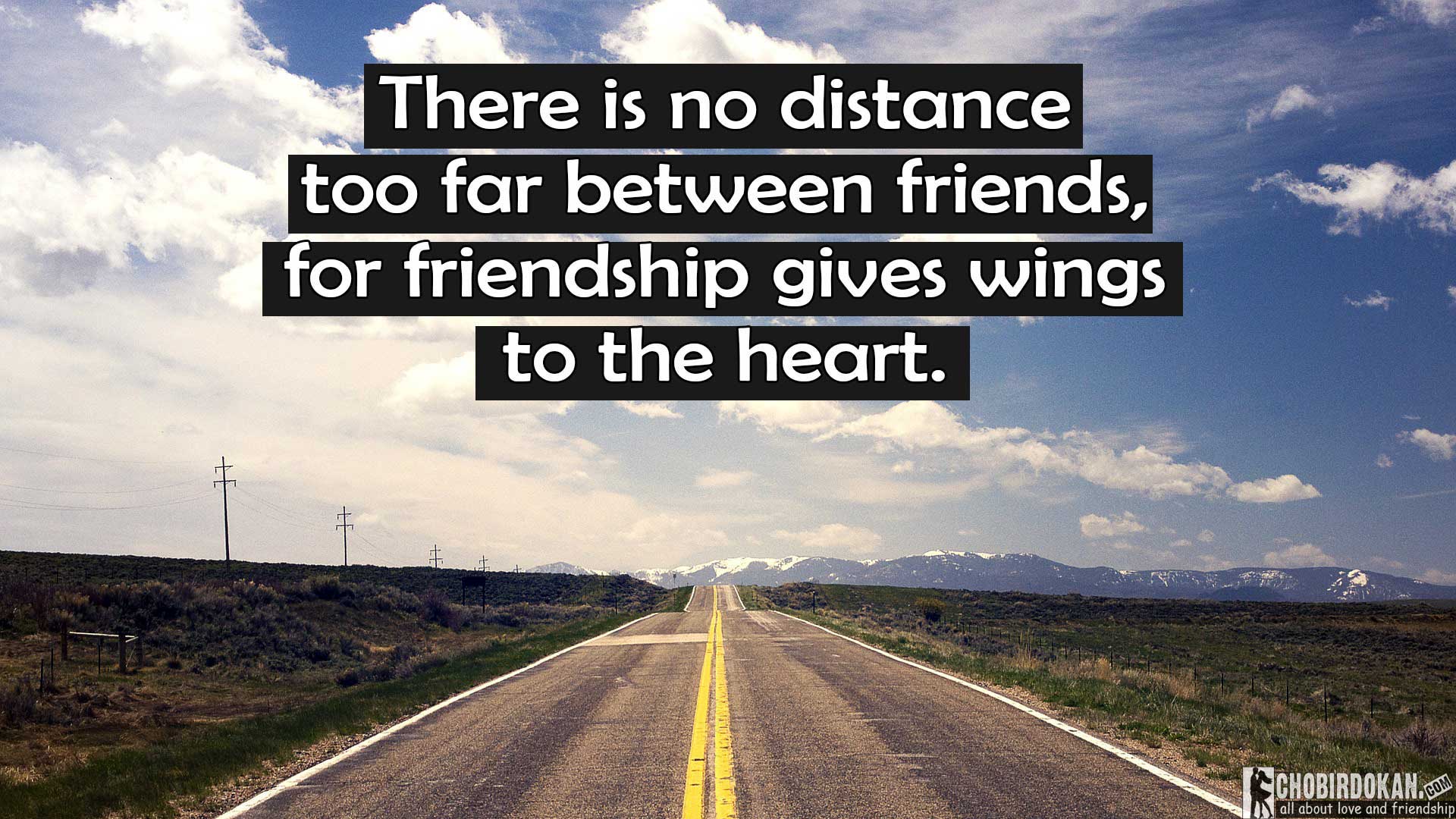 20+ Long Distance Friendship Quotes Images -Chobirdokan