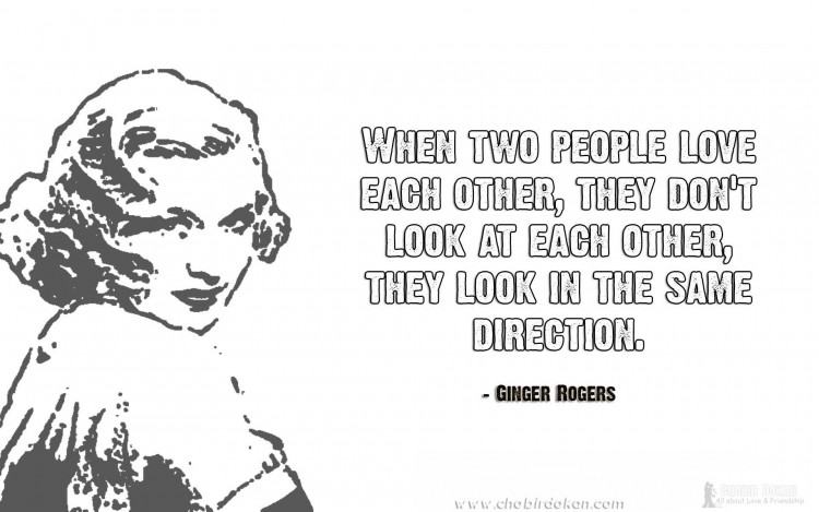 ginger rogers love quotes