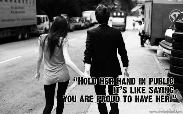 Cute Lover holding hand quotes wallpaper