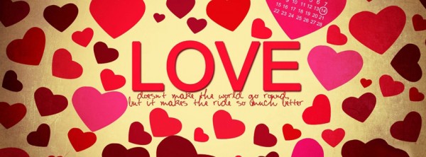 Love hearts facebook cover photos