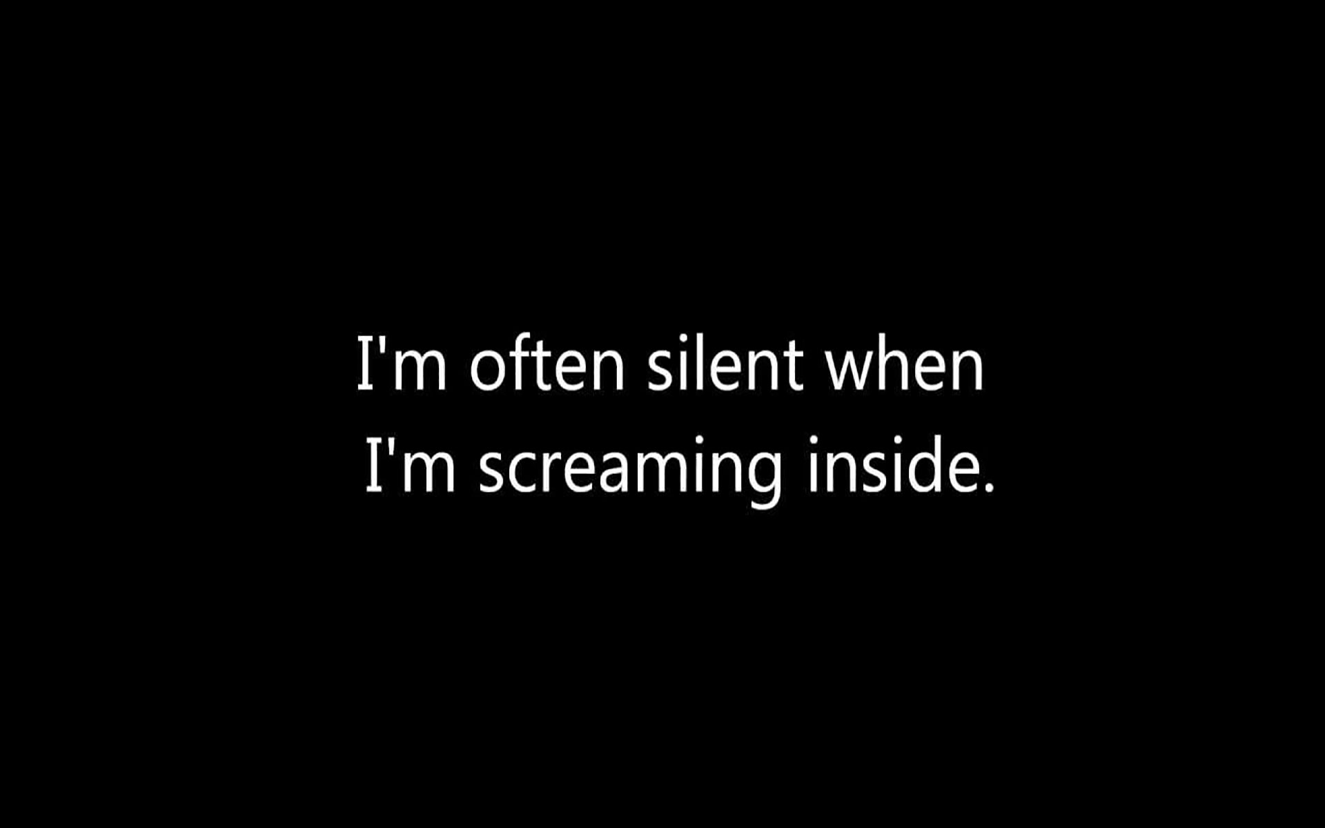 Silent Screams Depression Quotes