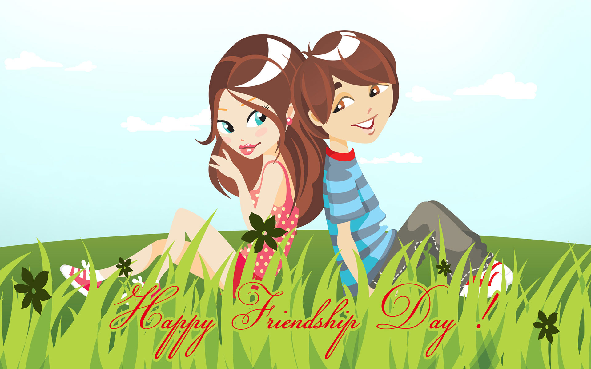 wallpaper happy friendship day 