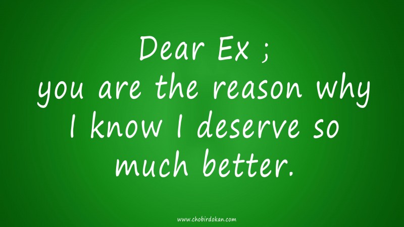 dear ex girlfriend quote