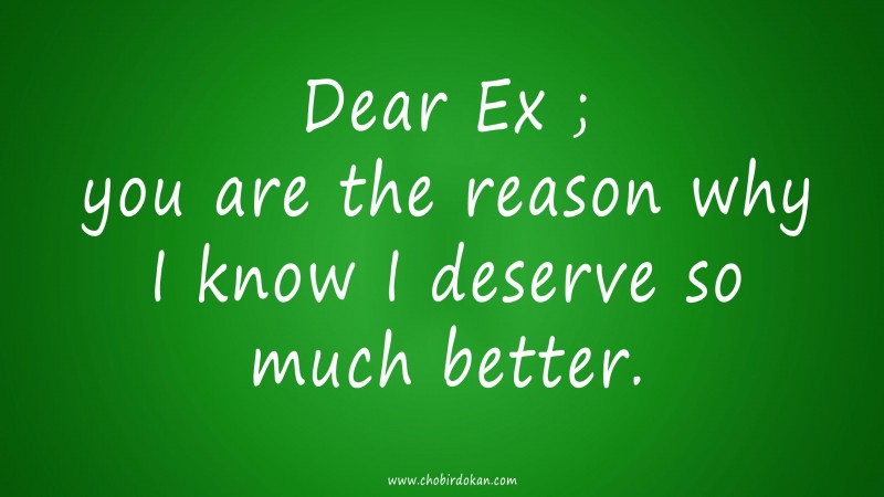 Letter To My Ex Girlfriend/Wife or Boyfriend/Husband