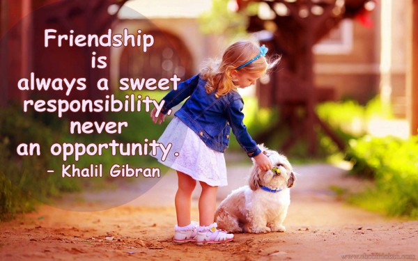 friendship image with quote
