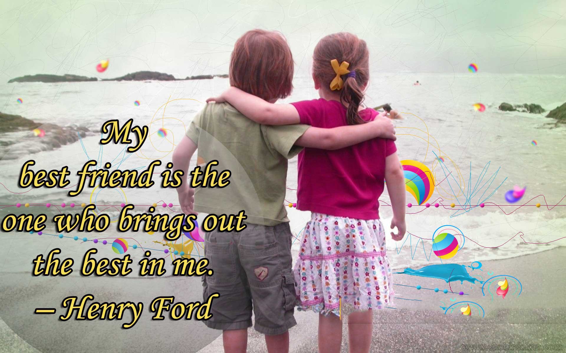 40 Cute Friendship Quotes With Images Friendship Wallpapers Chobirdokan