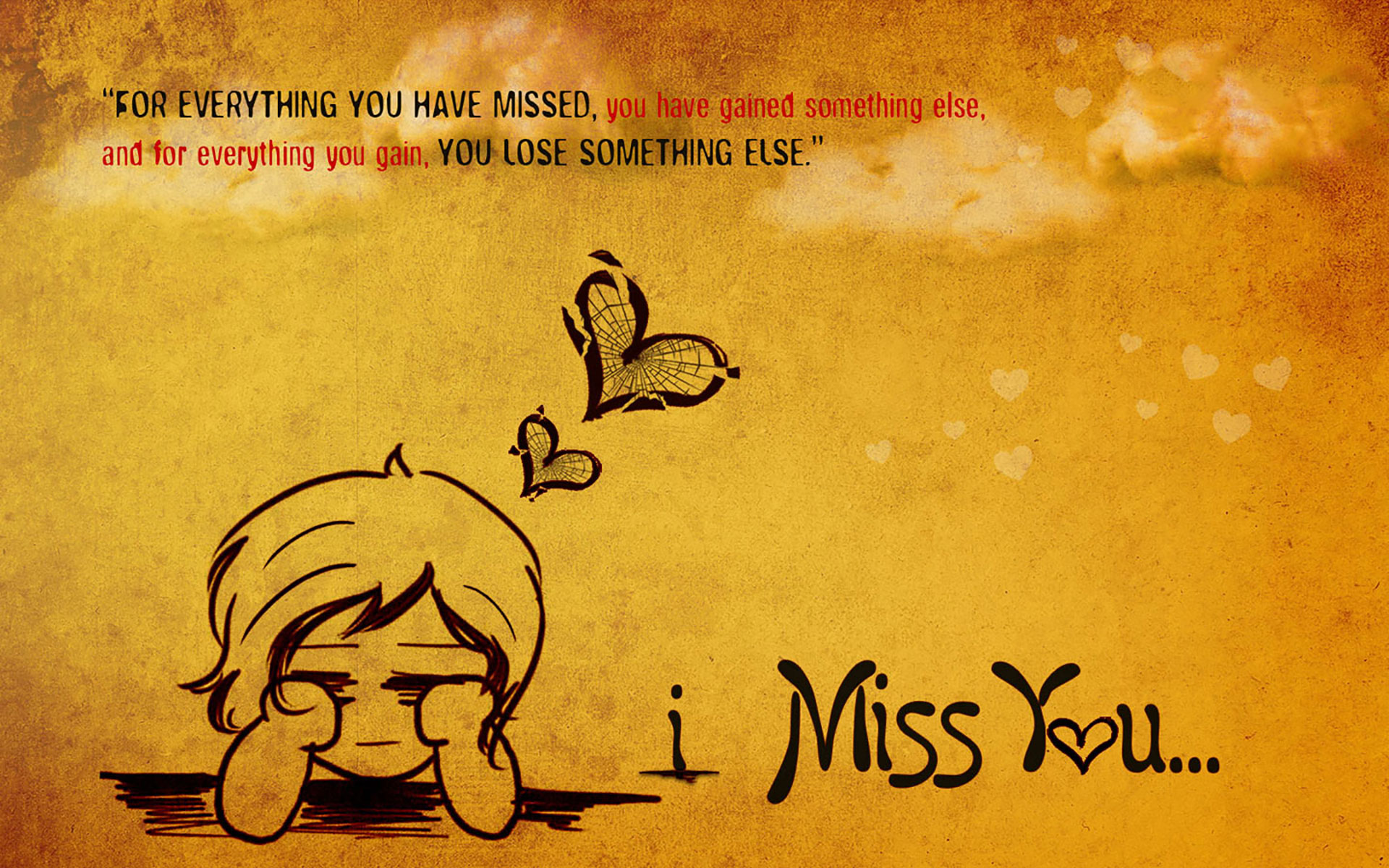 miss you wallpaper