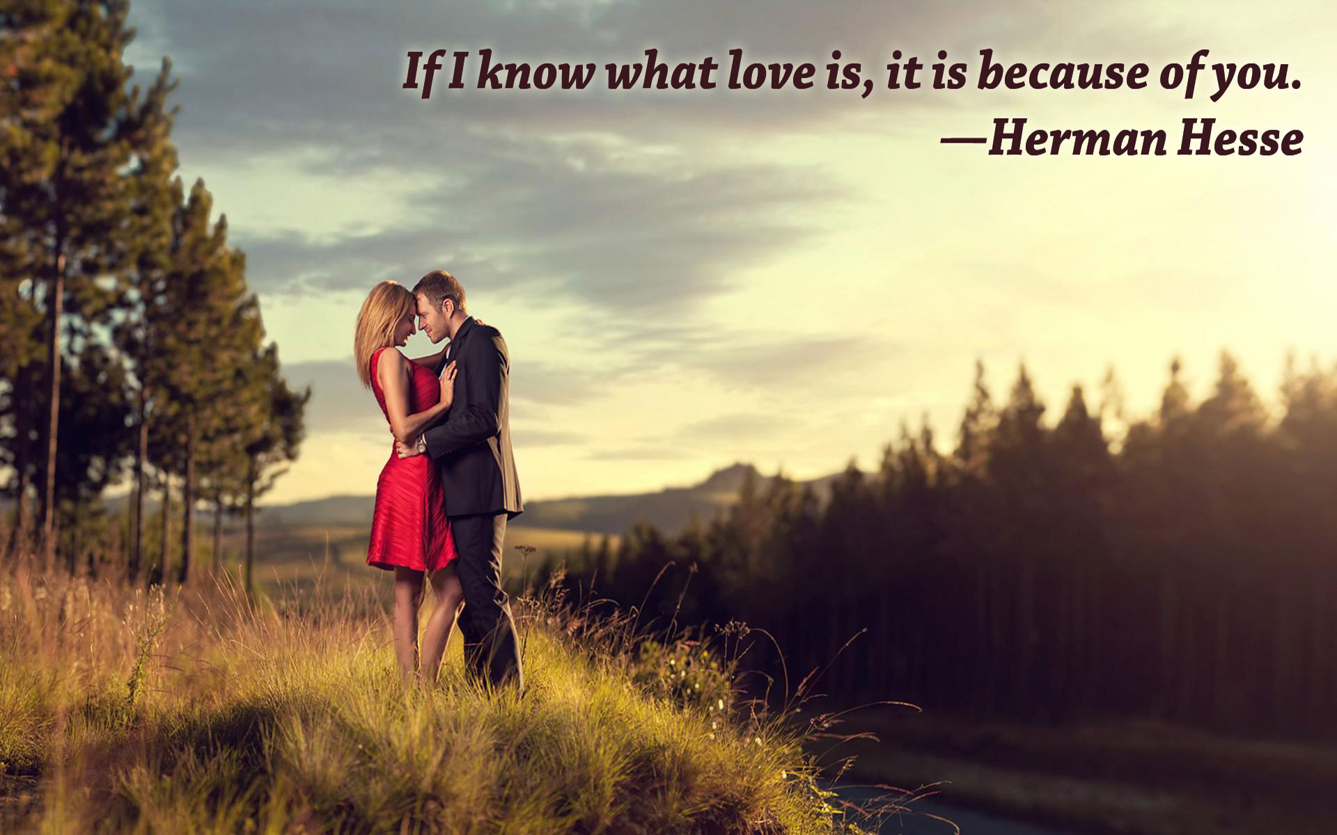 love quotes with romantic couple images