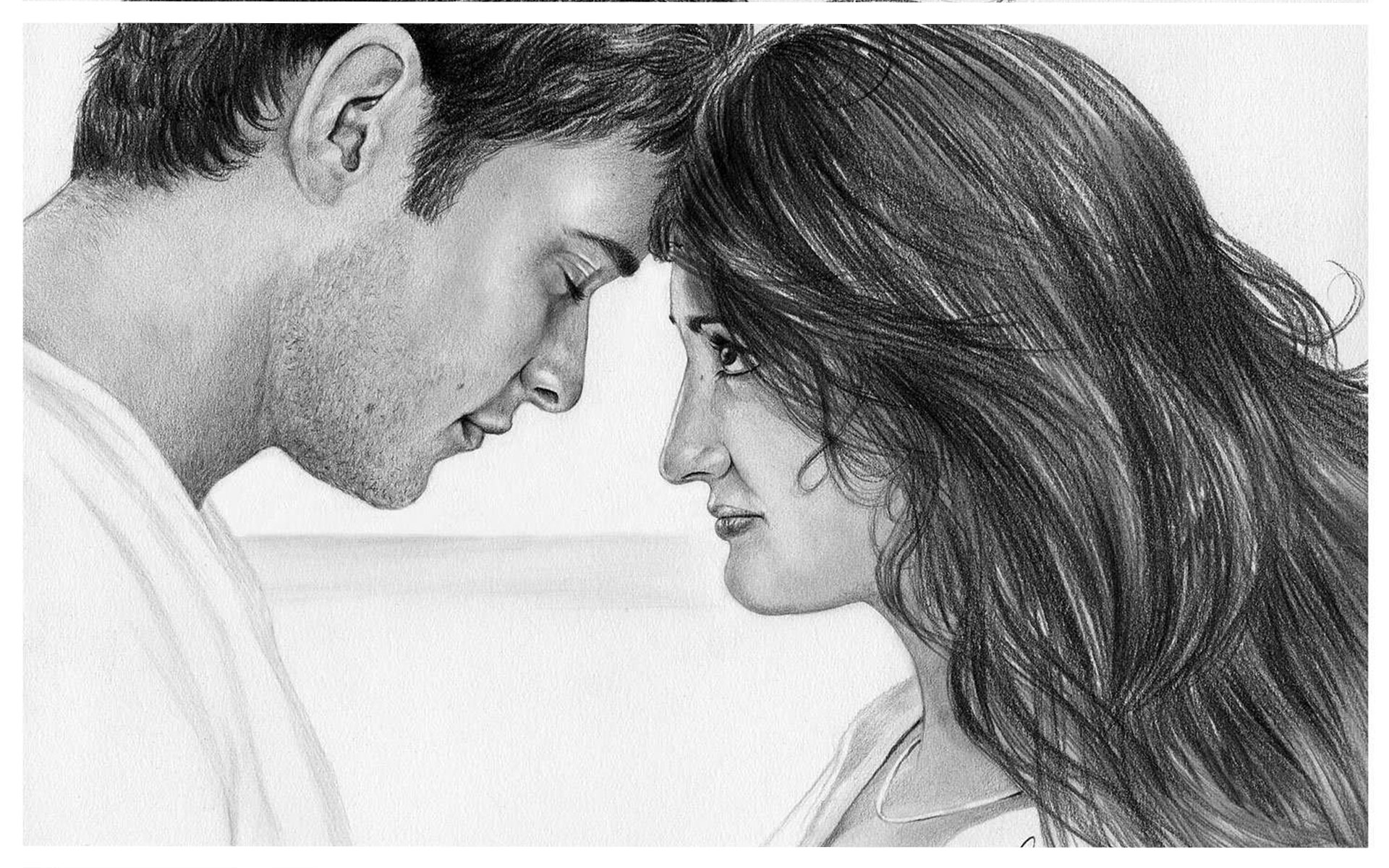  Cute  love drawings  pencil art  HD romantic sketch wallpaper 